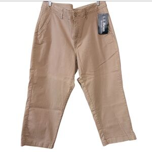 NWT L.L. Bean Woman’s Khaki Chinos